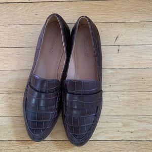 Madewell brown loafers size 10